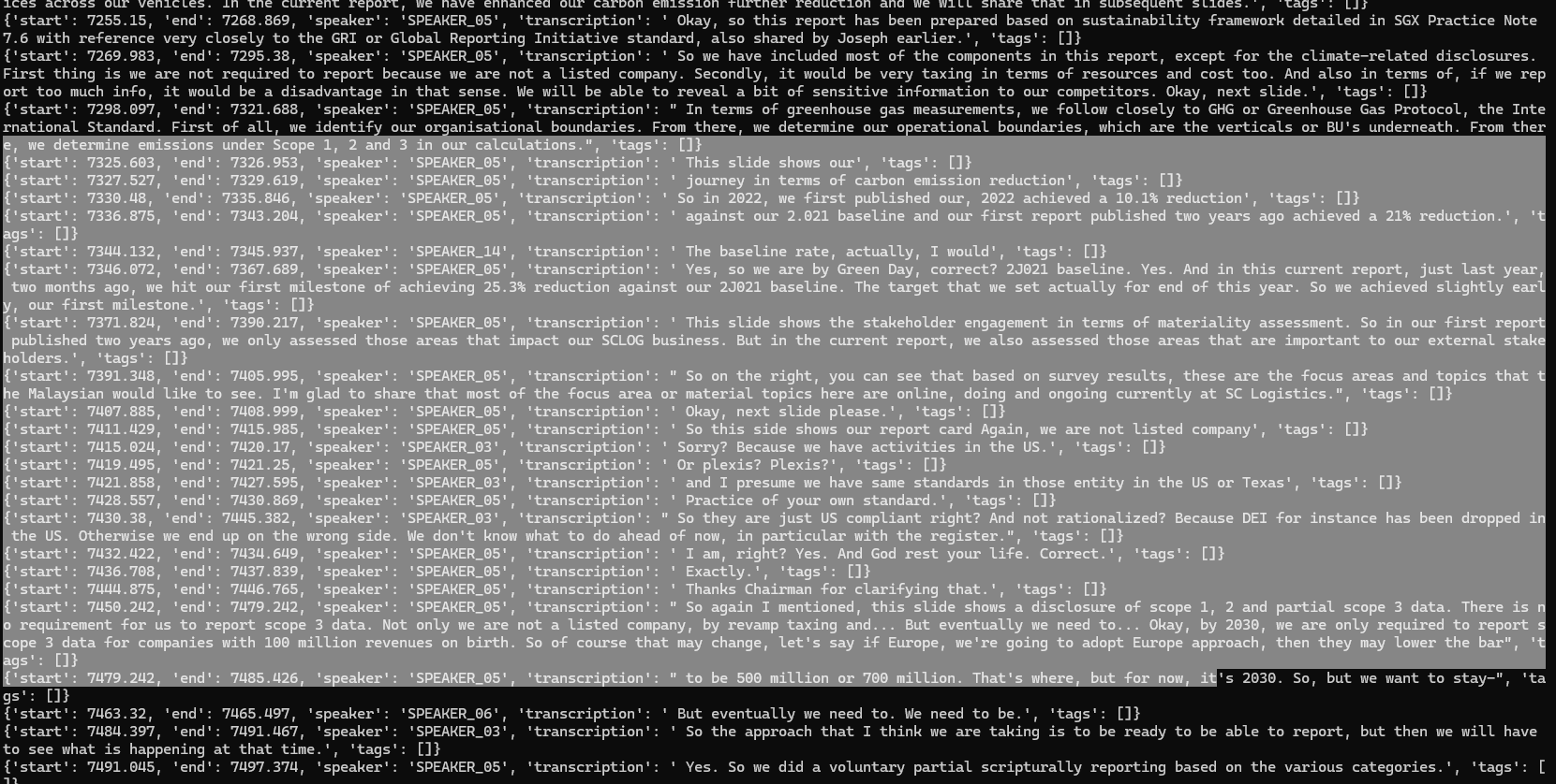 Meeting Analyzer - Transcribe, Diarize, Analyse